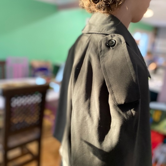 Dark Oversized Trench Coat Weatherman size 40 - Picture 9 of 16